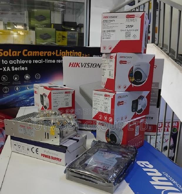 Hikvision 720p Hd CCTV Camera Kit – Complete Security System - main view