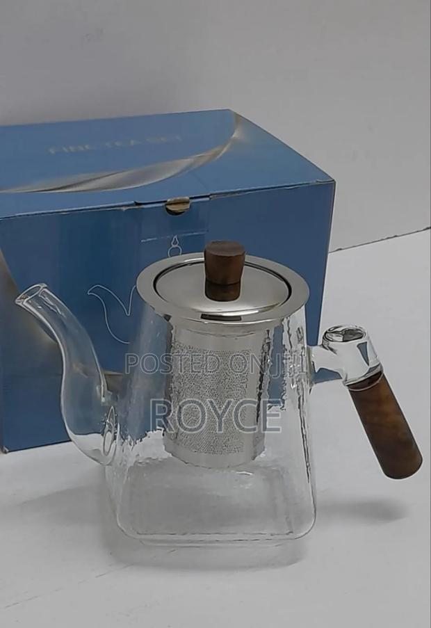 1000ml Frosted Borosilicate Glass Pot