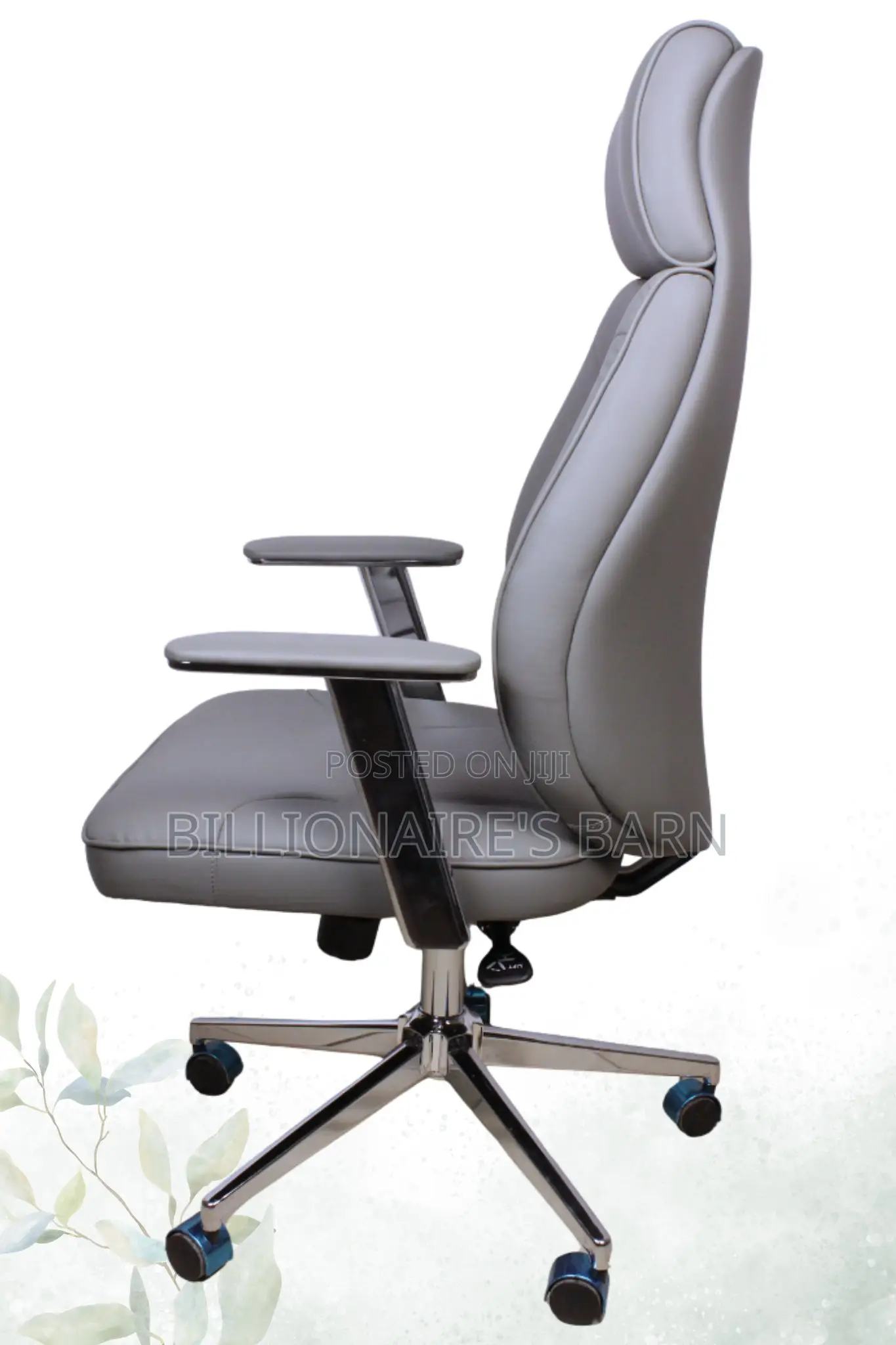 Executive Leather Ergonomic Adjustable Office Chair