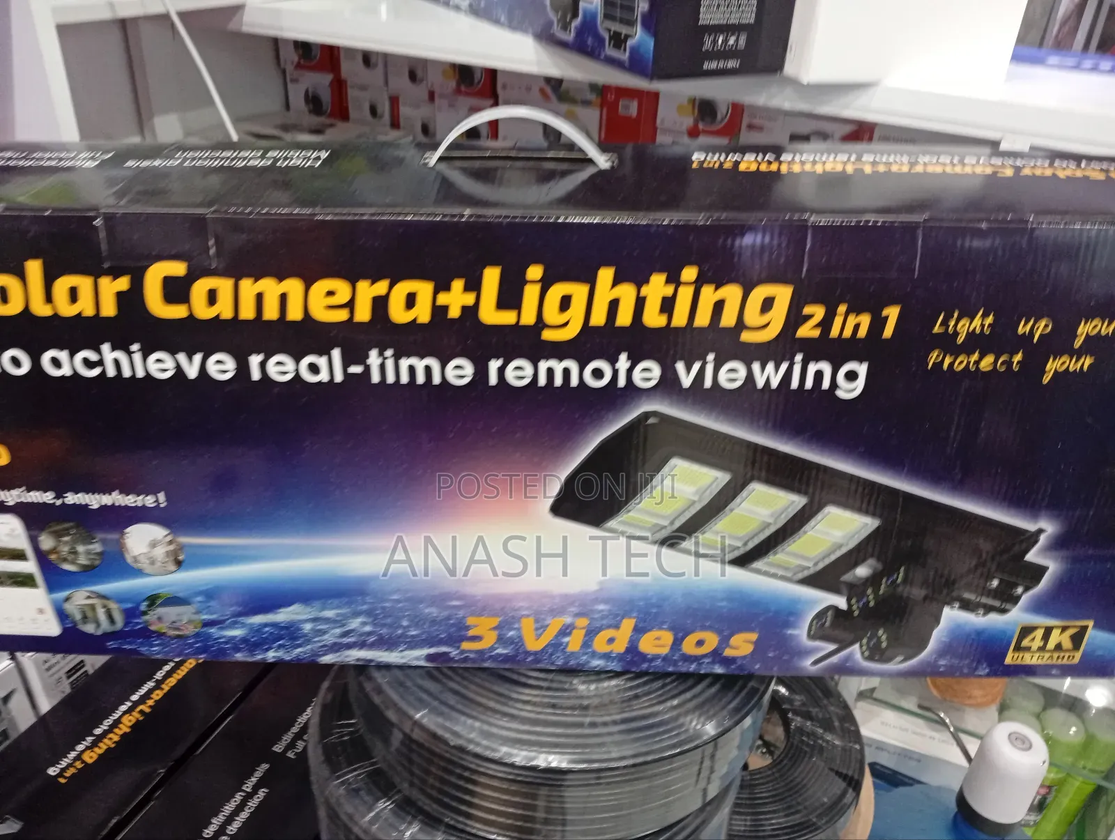 450w Ai Solar Camera Street Light With Remote Monitoring