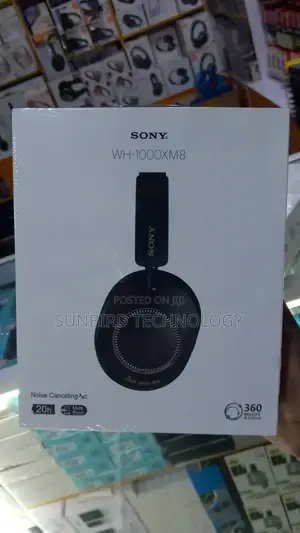 Sony Wh-1000xm8 Active Noise Cancellation Headphones.