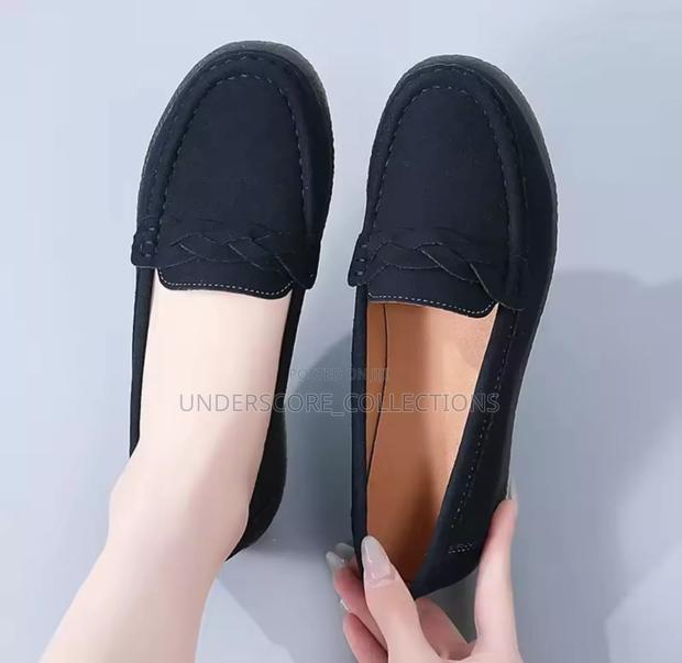 Black Loafer Shoes - main view