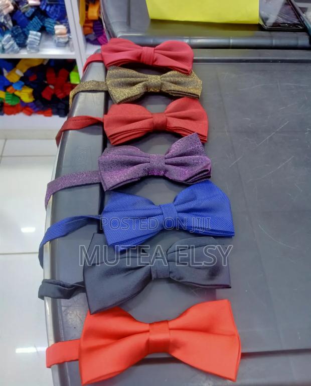 Executive Dark Gold Purple Single Bowties - main view