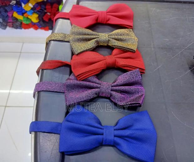 Executive Dark Gold Purple Single Bowties - thumbnail 2