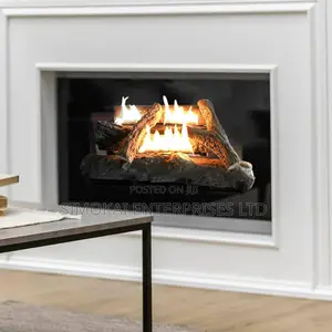Log Fireplace Gas Heater 520mm Wide