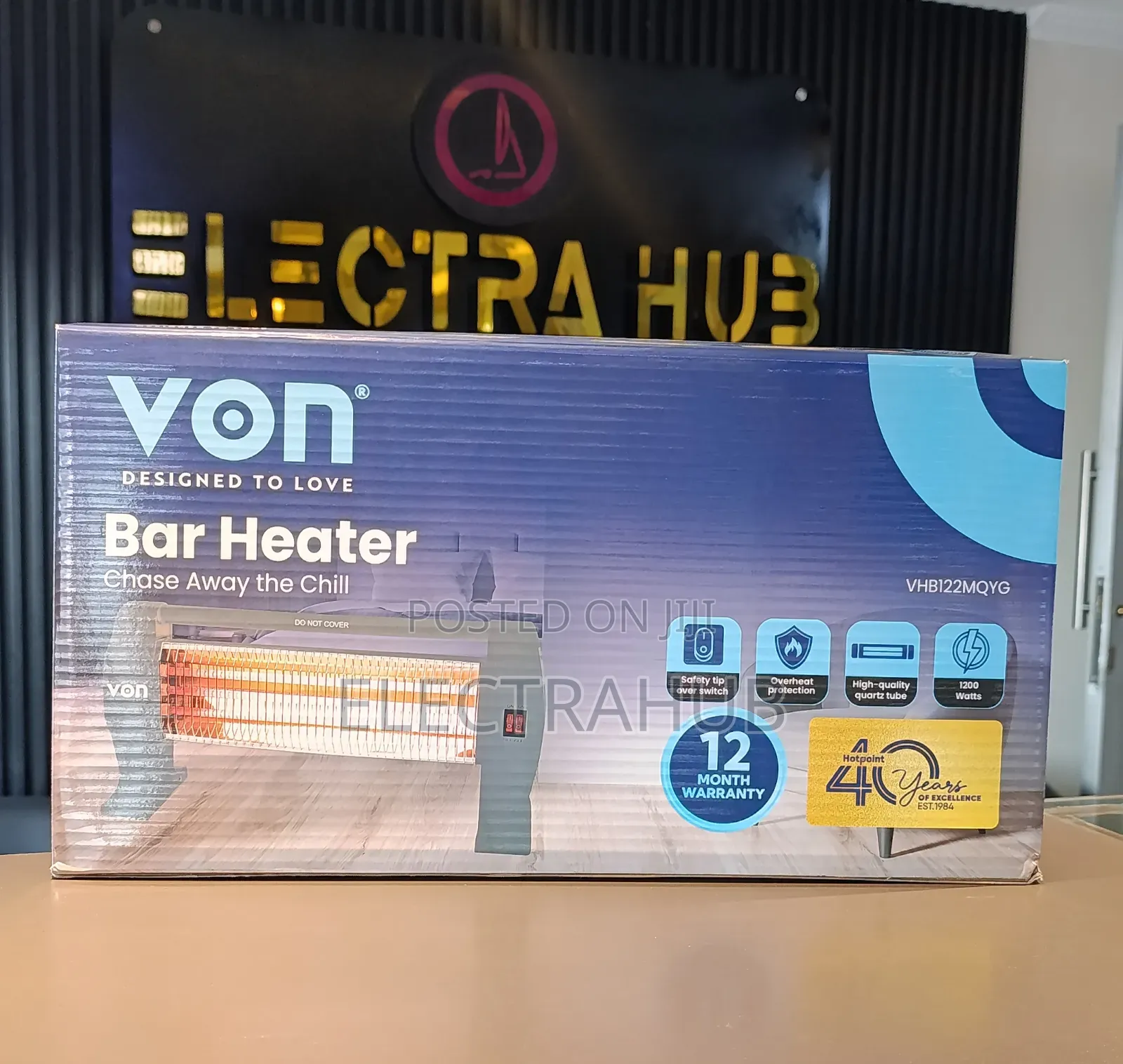 Von Bar Heater Brand New Sealed
