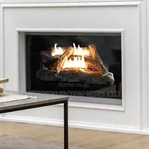 Alva New Log Fireplace Gas Heater 520mm Wide