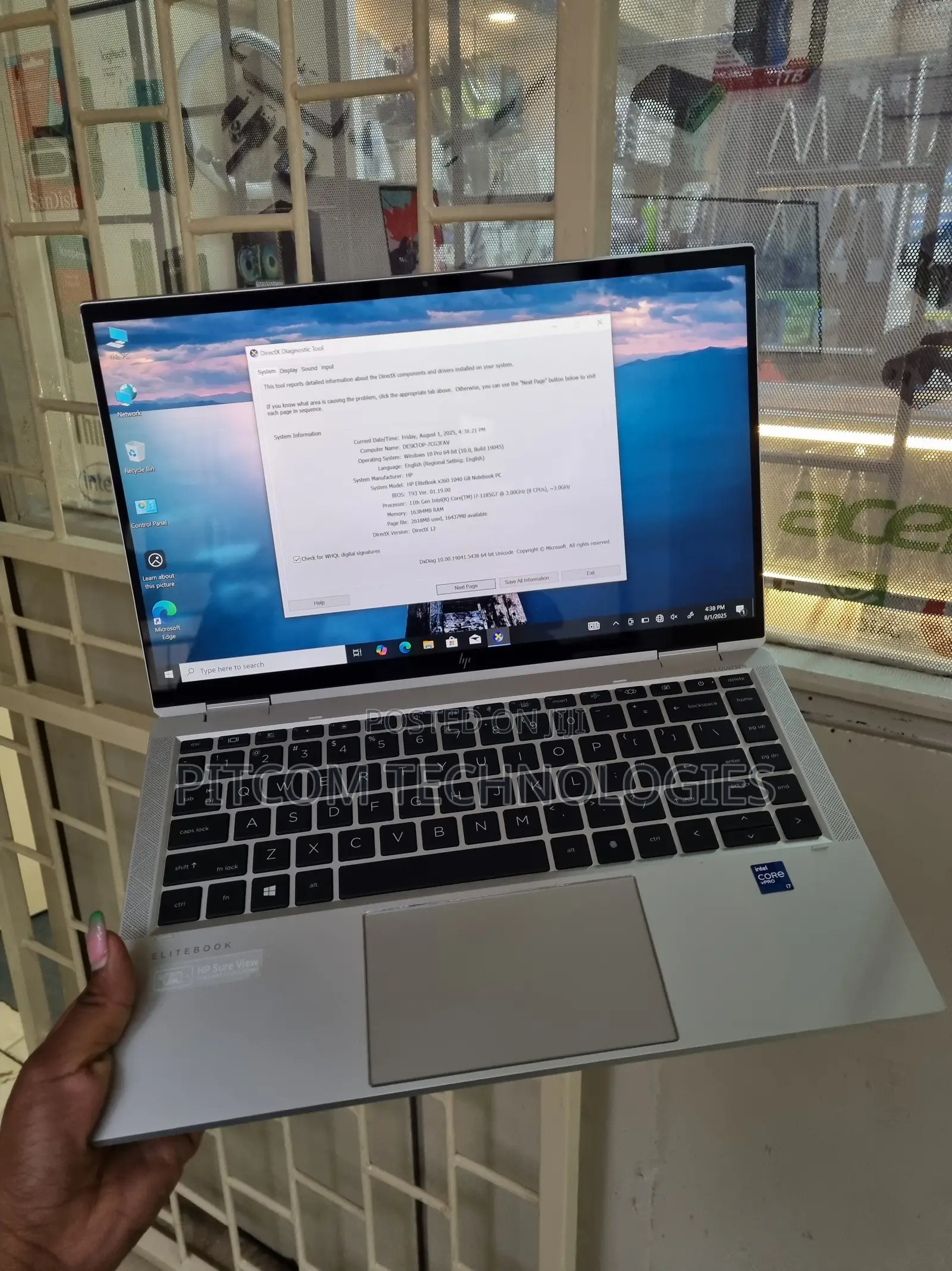 Laptop HP EliteBook 1040 G8 16GB Intel Core I7 SSD 512GB