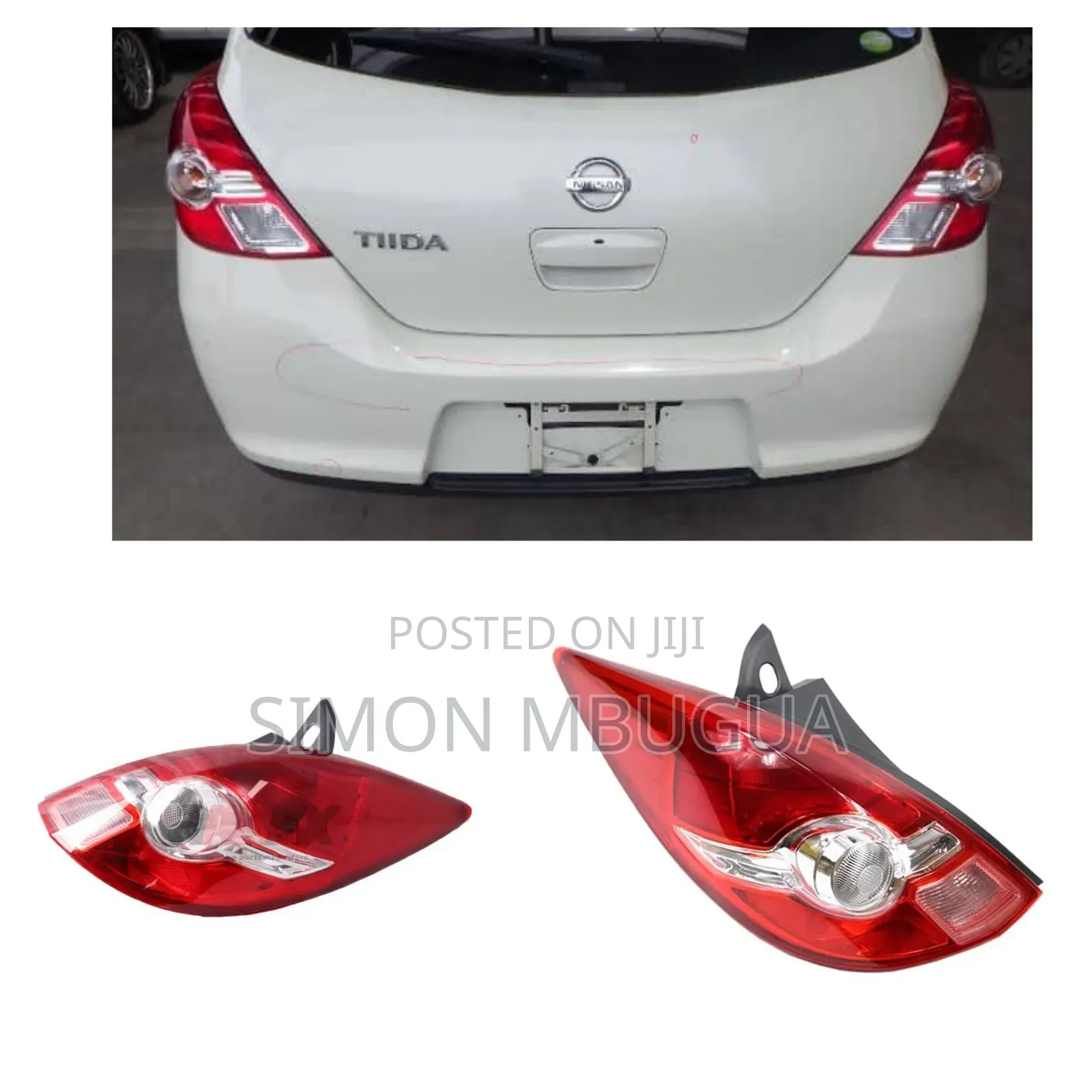 Nissan Tiida Hatchback Taillight