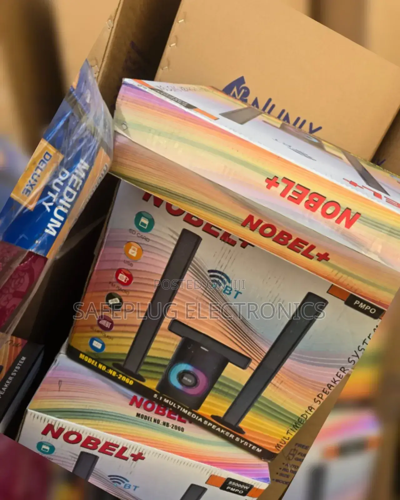 Nobel Nb-2060 5.1ch High Tech Multimedia Sound System Bt