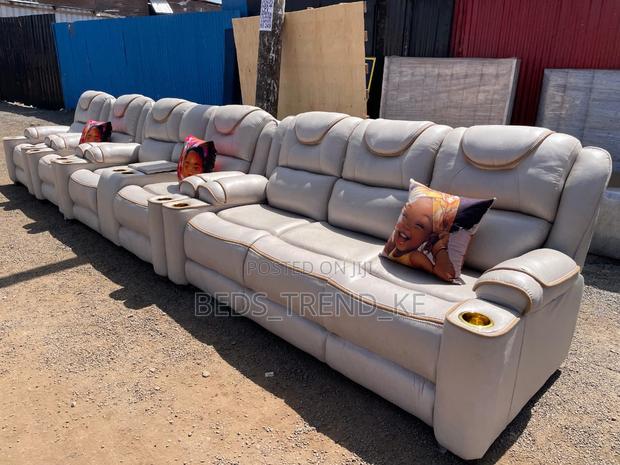 Royal Class 7 Seater Semi Recliner Sofa 3,2,1,1 - main view