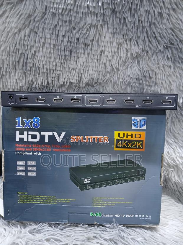 Audio Video Distribution 1x8 Hdmi Splitter1 in 8 Outsplitter - main view