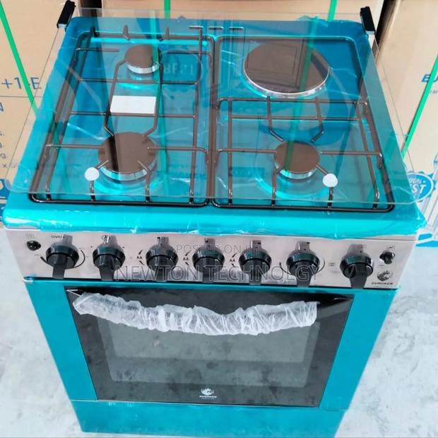 60*65 Euroken 3+1 Standing Cooker With Electric Double Heat