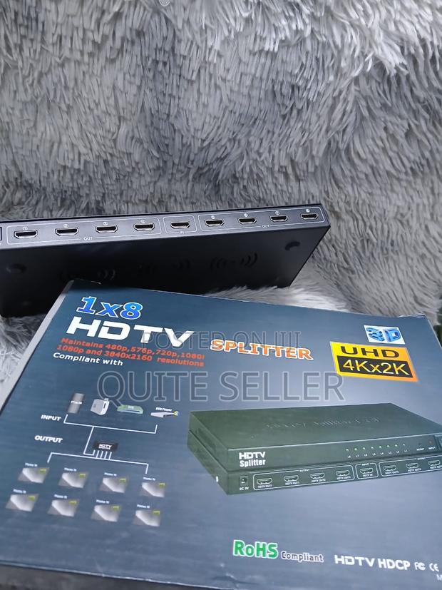 Hd Video Audio 1x8 Hdmi Splitter1080p