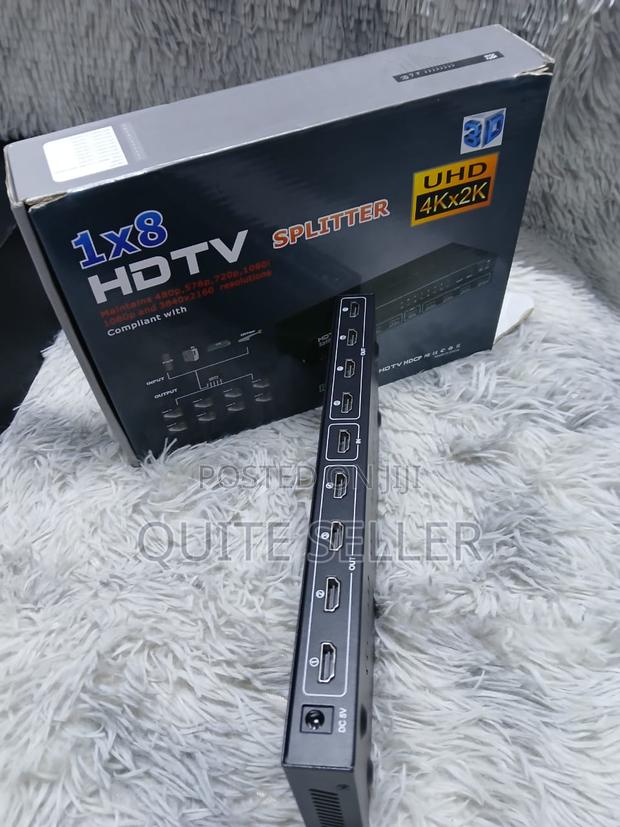 Hdmi Splitter 1x8 1080p 1 Port to 8 Hdmi Display Duplicate