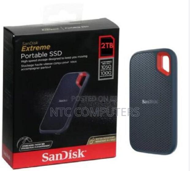 Sandisk E61 Extreme Portable External Ssd V2 4tb - Black - main view