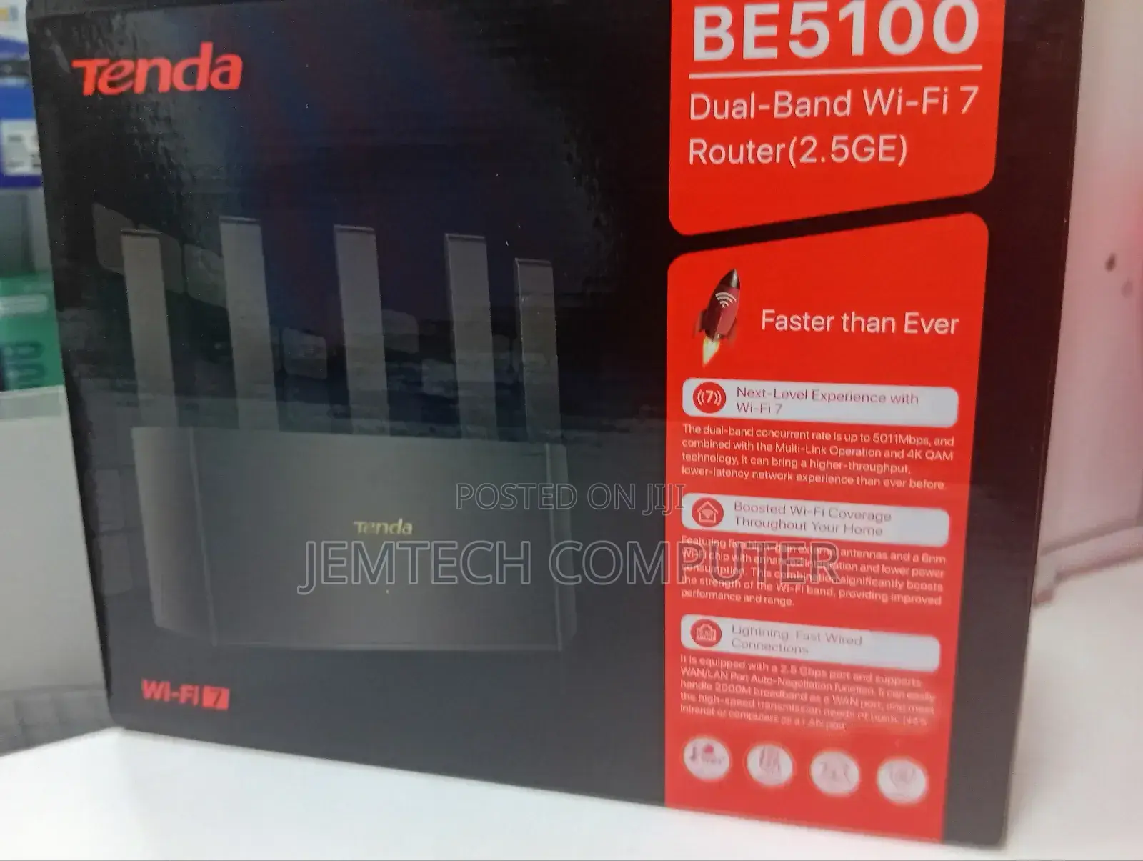Re6l Pro^°Tenda Wi-Fi 7 Be5100 Dual Band Router (Re6l Pro)