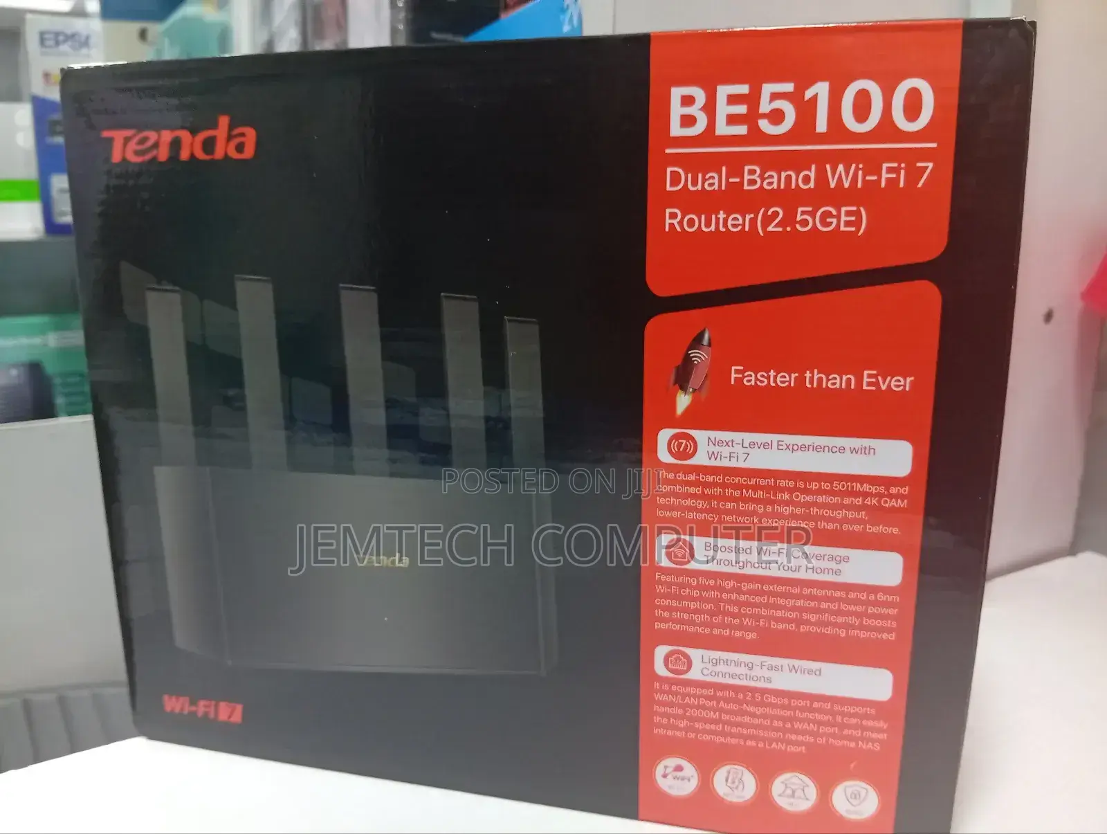 Re6l Pro^°Tenda Wi-Fi 7 Be5100 Dual Band Router (Re6l Pro)