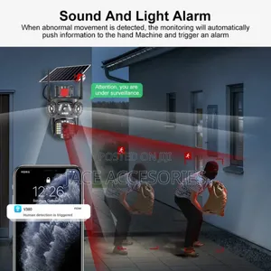 4g Solar Waterproof Humanoid Detection Cctv Ptz Camera