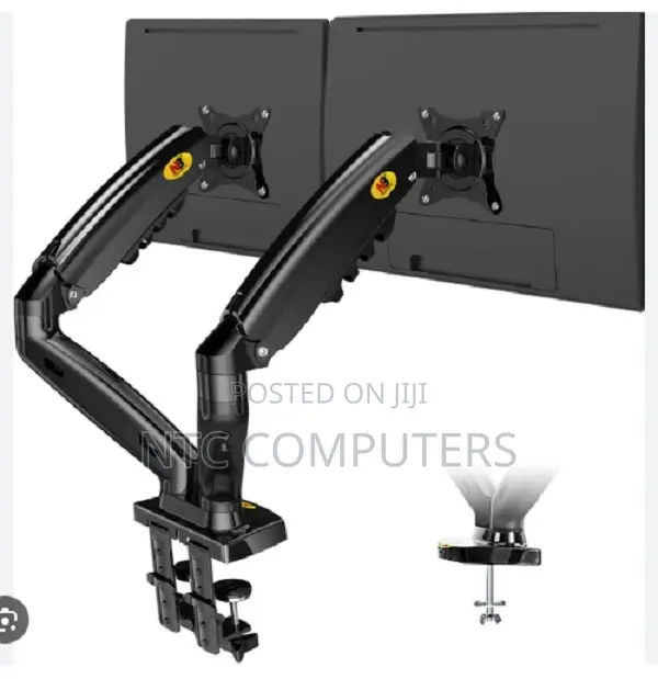 North Bayou Nb-F160 Dual Monitor Desk Mount Stand 17