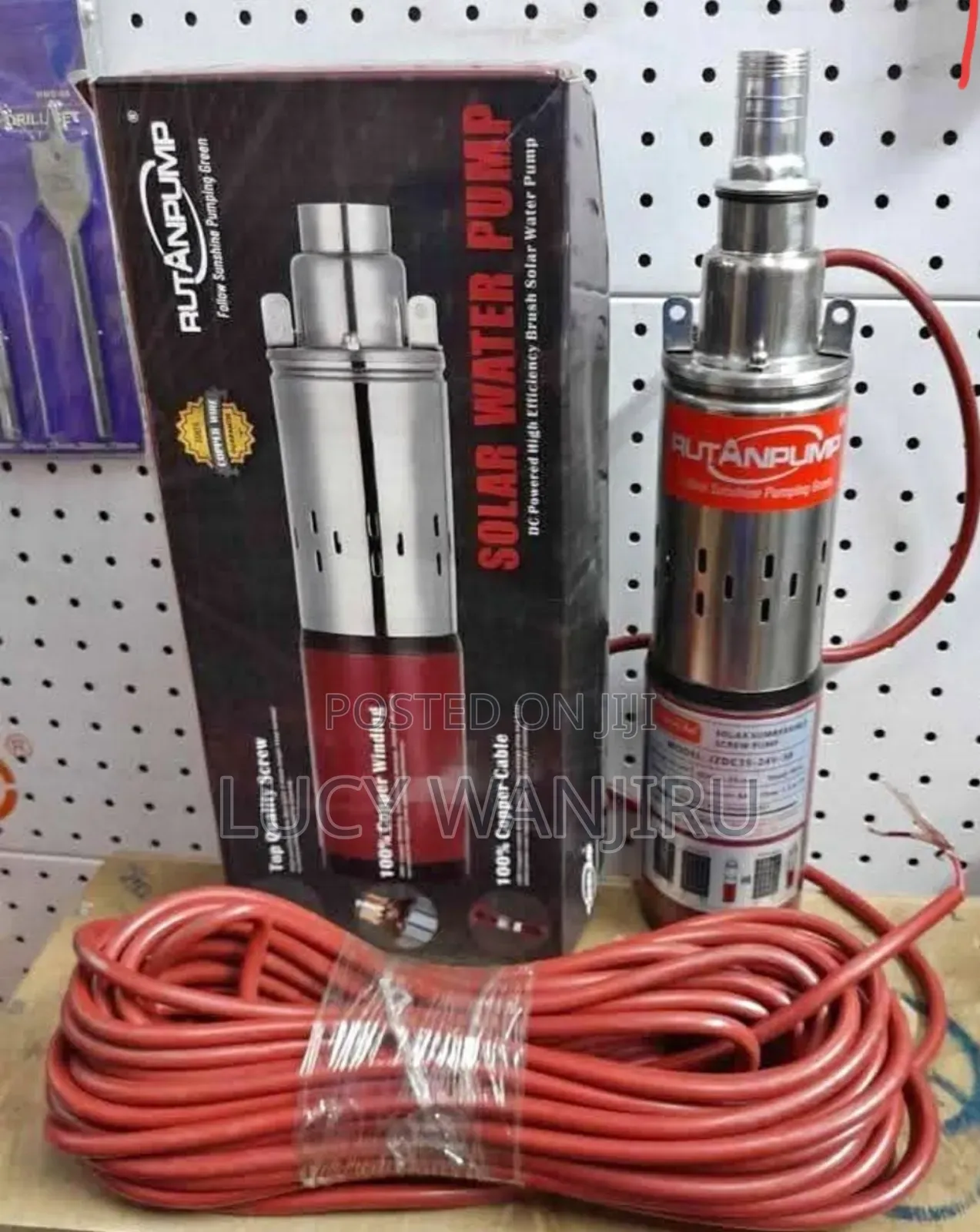 250w 50m Head Rutan Solar Pump,/ Rutan Dc Submersible Pump
