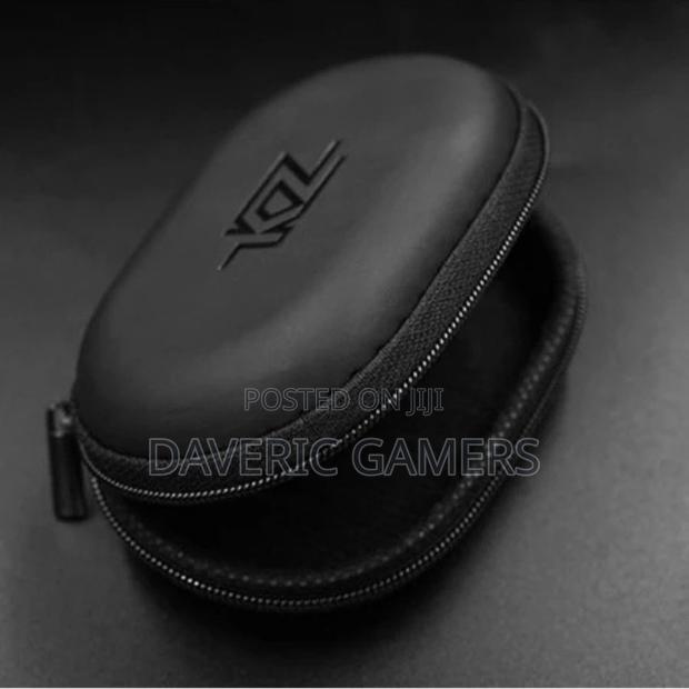 Kz Oval Black Earphone Cable Zipper Case - thumbnail 2