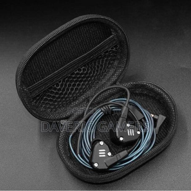 Kz Oval Black Earphone Cable Zipper Case - thumbnail 4