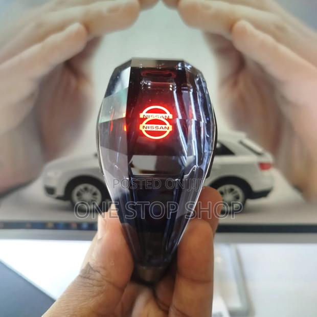 Crystal Gear Lever With Nissan Led Light