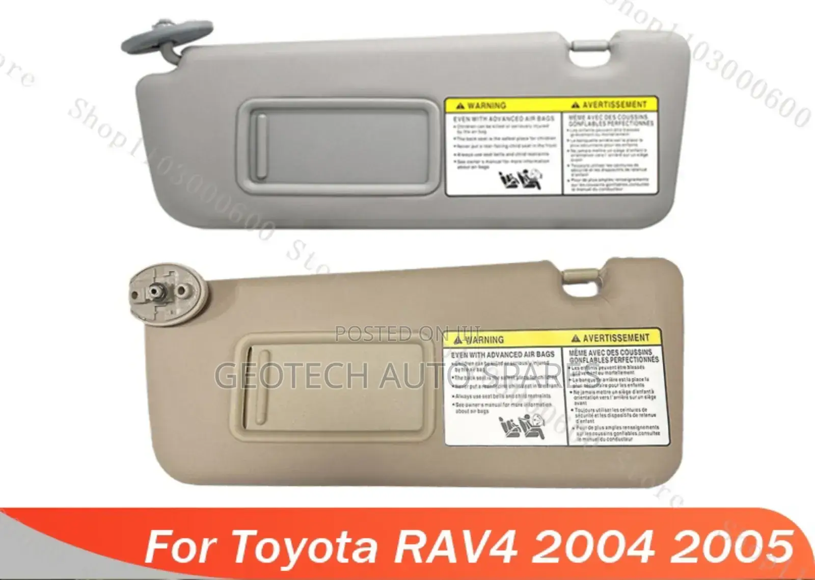 Toyota Rav4 Sun Visors