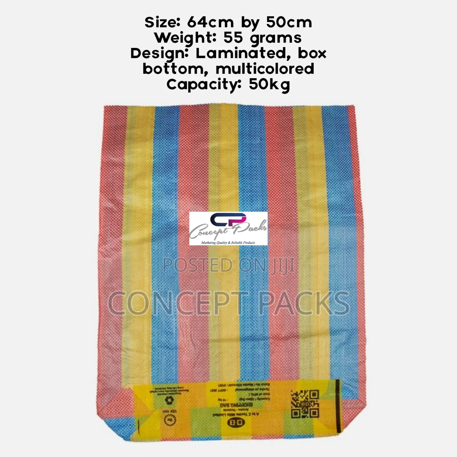 50pcs- Extra Large Size Laminated Shopping Bag V30