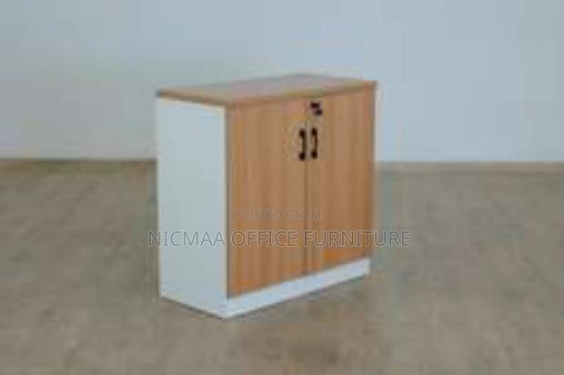 Storage Cabinet: Elegant Modern 2-Door Office Credenza
