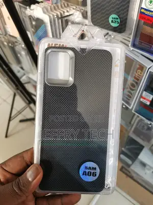 Samsung A06 Case Carbon Fiber Soft Tpu Mobile Phone Case