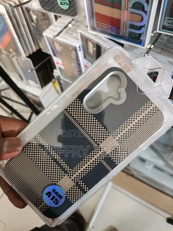 Samsung Galaxy A15 Brushed Carbon Fibre Case Mofi