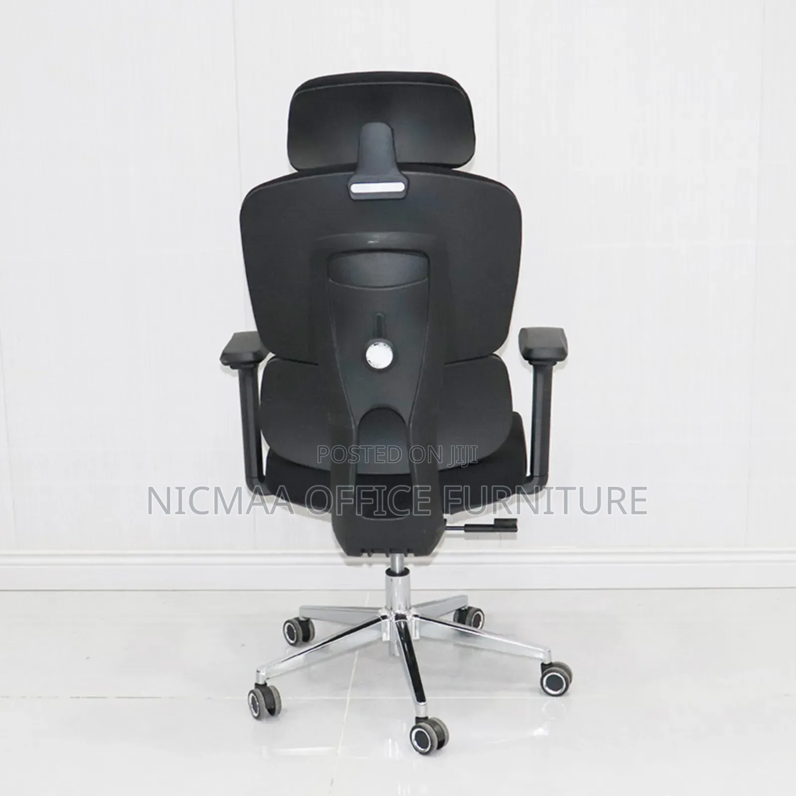 Executive Chair: Black Ergonomic High-Back Chair