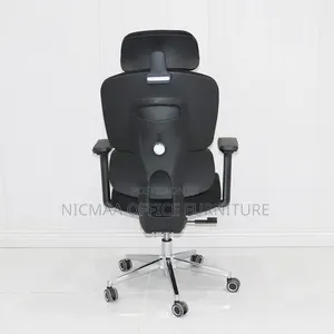 Executive Chair: Black Ergonomic High-Back Chair