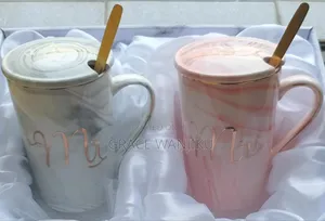 Elegant Style Mr Mrs Ceramic Gift Cup