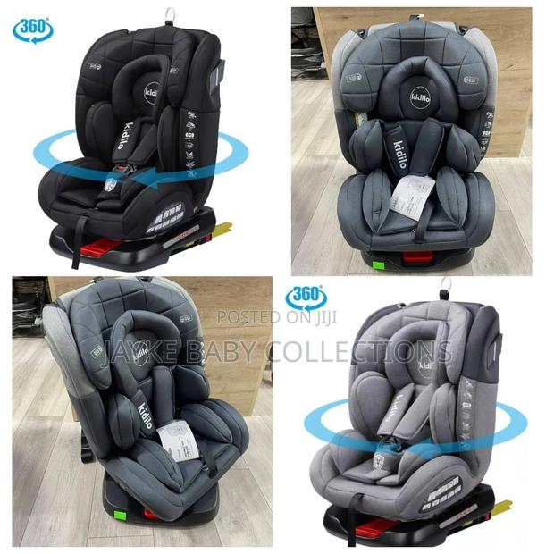 Kidilo 360° Rotating Isofix Car Seat 0-12 Years (0–36kg)