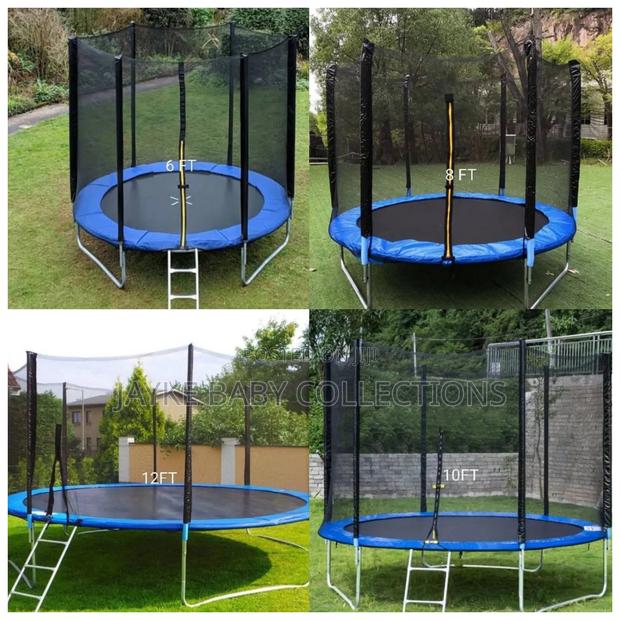 Kids Family Trampolines With Safety Net