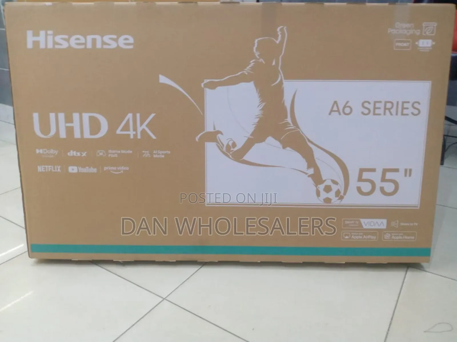 Hisense A6 Series Smart Tv – 55” Uhd With Voice Control