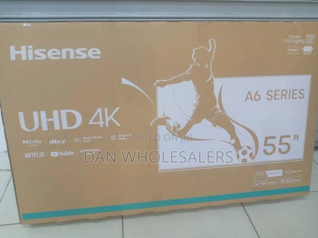 55” Hisense Uhd Smart Display – Built-in Netflix, Youtube - thumbnail 3
