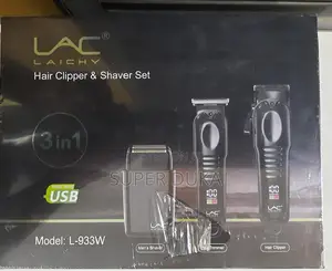 Shaving 3 In1 Set.Cordless Lac L-933w Hair Clipper /Trimmer