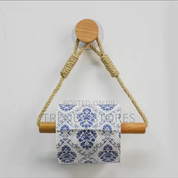 Bamboo Paper Towel Holder - main view