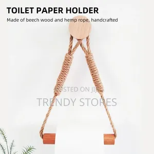Bamboo Paper Towel Holder