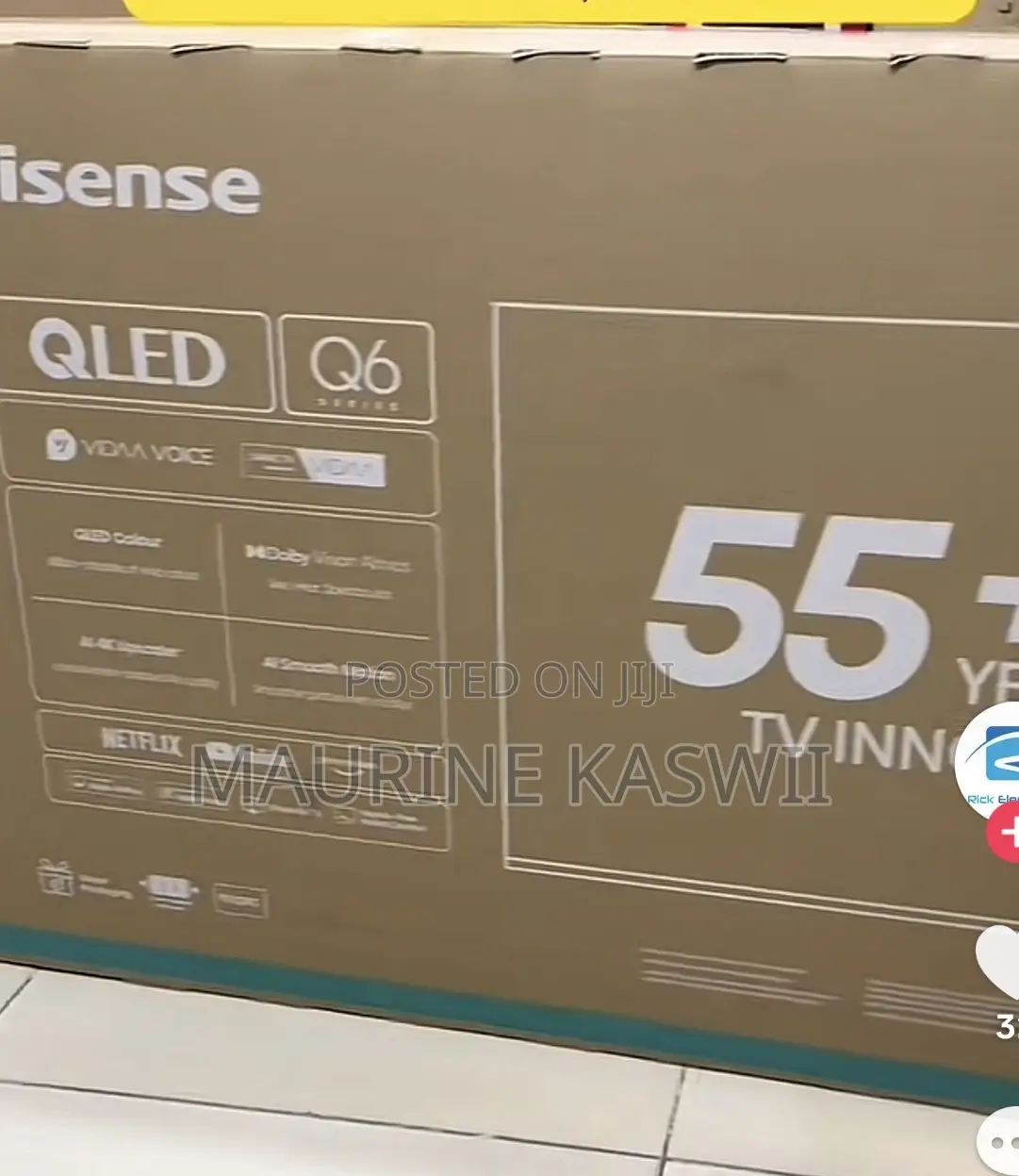 Hisense 50” Inch Qled (2025 ) Warranty Tv