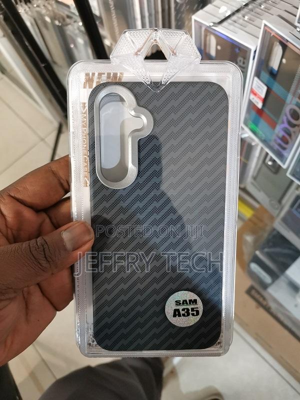 Carbon Case for Samsung Galaxy A35 - Black - main view