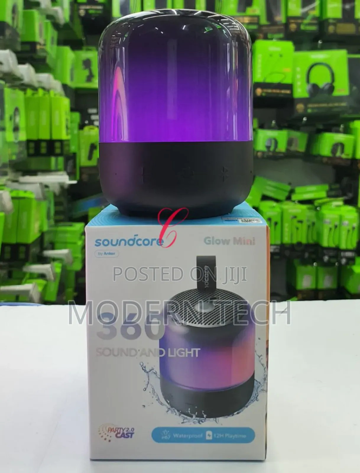 Soundcore Glow Mini 3600 Sound and Light Portable Speaker