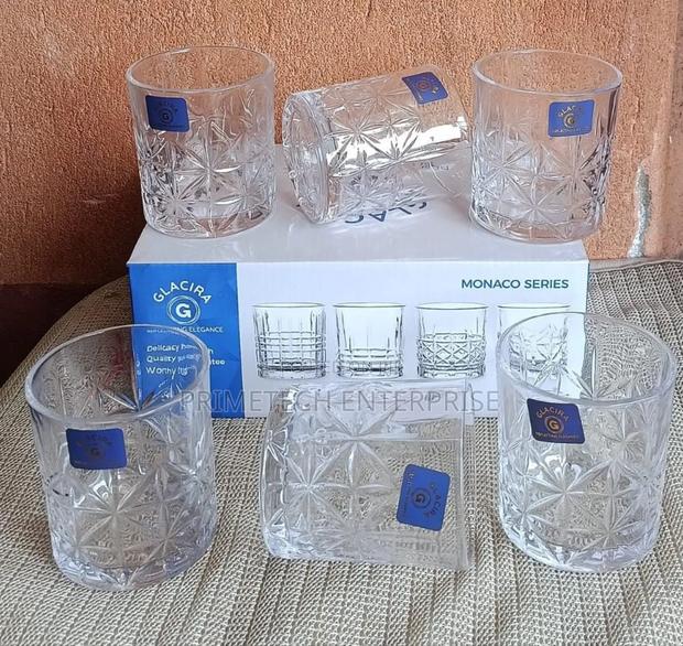 6 PCS Flowered Short Glasses - main view