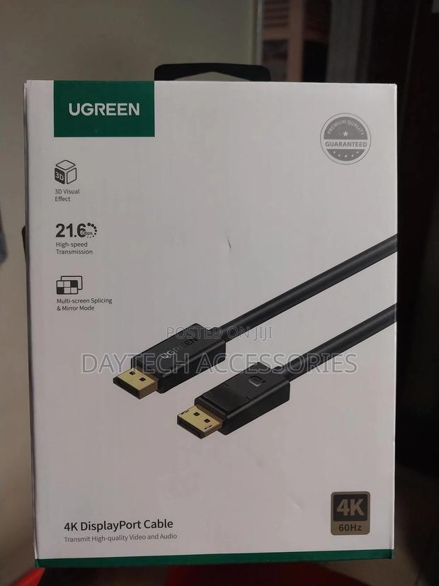 Ugreen Displayport Male to Male Cable 1.5m (Black) Ug-10245