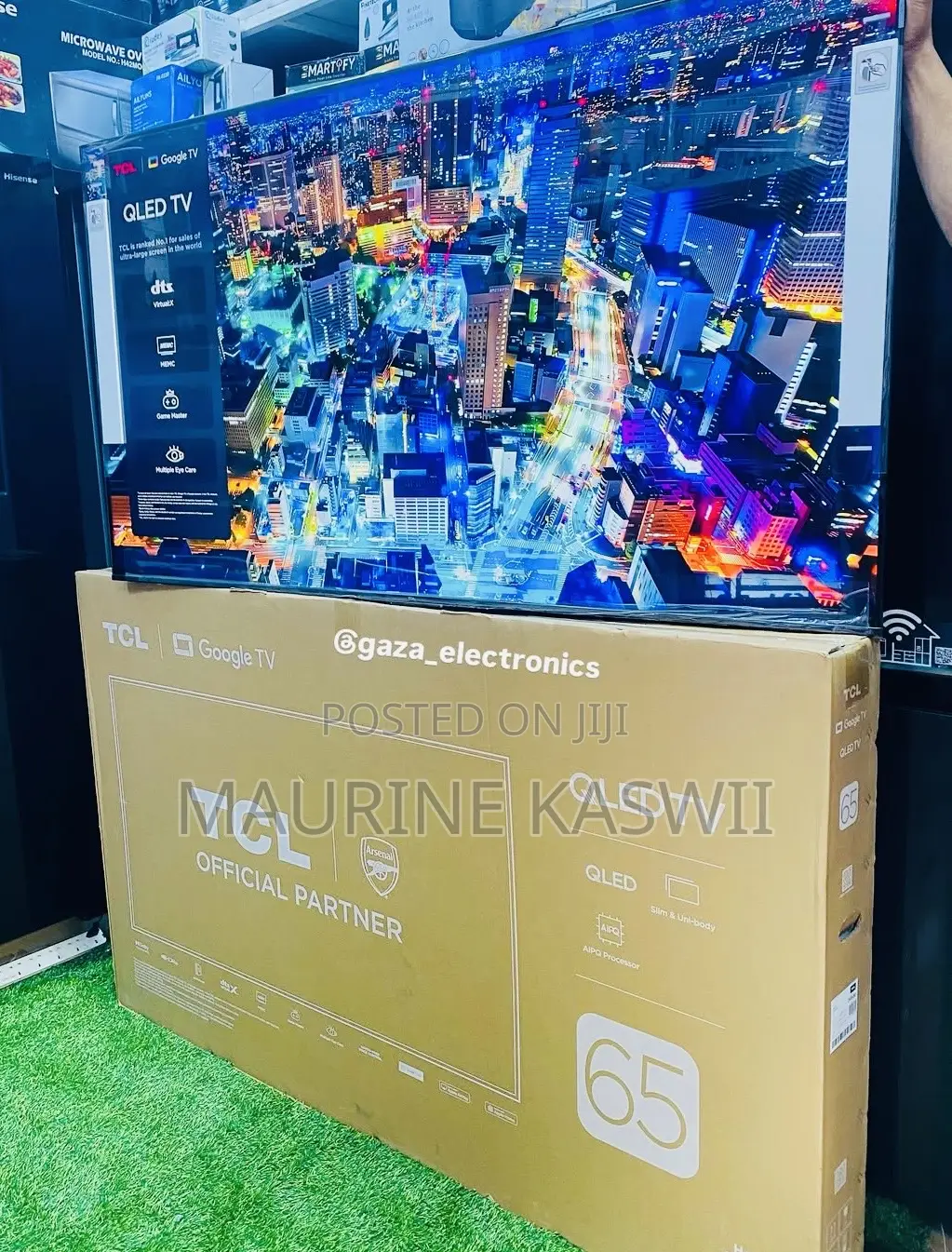 TCL 65” Qled 65 C61 Uhd Tv
