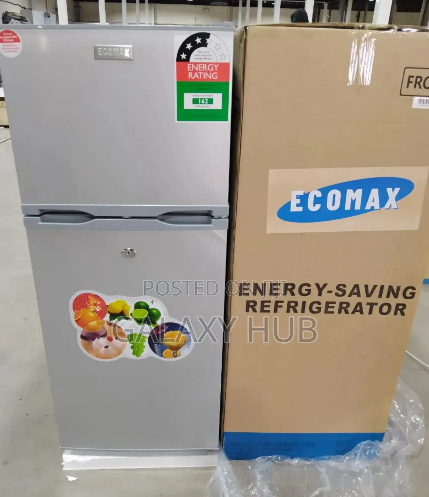 Ecomax 118 Litres Double Door Refrigerator